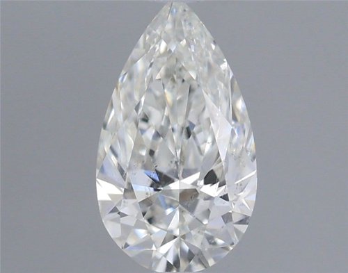 0.52 carat H-SI2 Natūralus Pear Deimantas (1)