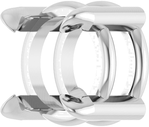 14K White 5 mm Round Pendant Mounting (2)