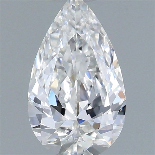 0.47 carat E-VS2 Natūralus Pear Deimantas (1)