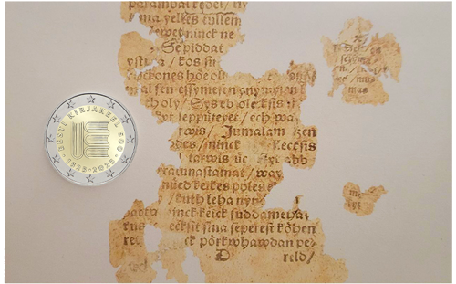 2025 500 Years of Estonian Literature 2 Euro BU Coin in Card (2)