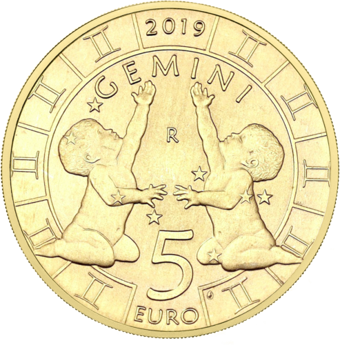 2019 San Marino Gemini (Zodiac) 5 euro coin (1)