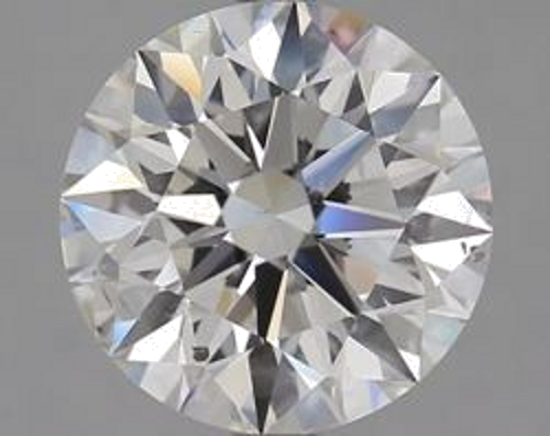 3.01 carat G-SI2 Excellent cut Natūralus Round Deimantas (1)