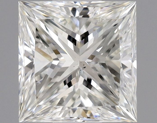 0.61 carat H-SI1 Natūralus Princess Deimantas (1)