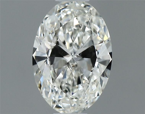 0.42 carat H-SI1 Natūralus Oval Deimantas (1)