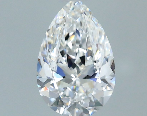0.5 carat E-VS1 Natūralus Pear Deimantas (1)