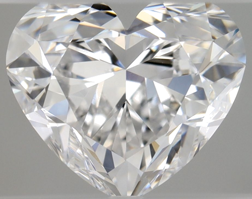 0.91 carat D-VVS2 Natūralus Heart Deimantas (1)