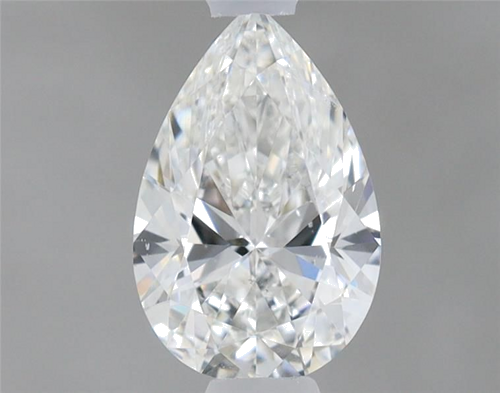 0.6 carat G-SI1 Natūralus Pear Deimantas (1)