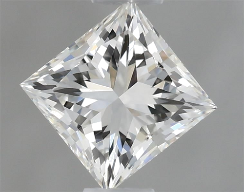 0.37 carat I-VS1 Natūralus Princess Deimantas (1)
