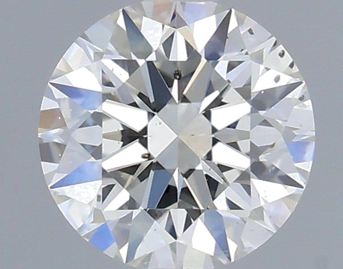 0.51 carat I-SI2 Excellent cut Natūralus Round Deimantas (1)