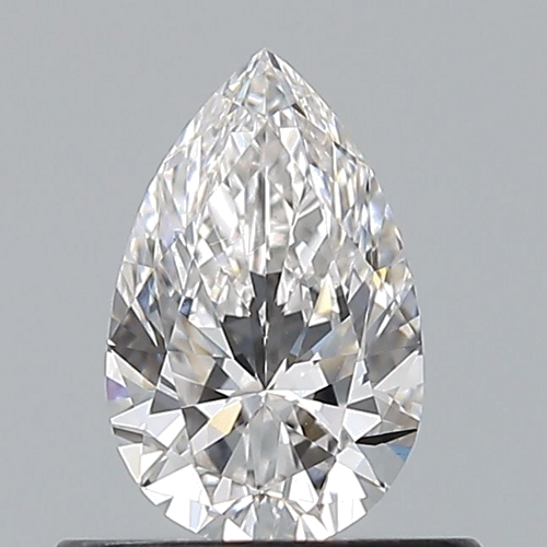 0.5 carat F-VS1 Natūralus Pear Deimantas (1)