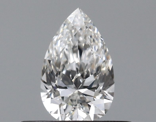 0.32 carat E-VVS2 Natūralus Pear Deimantas (1)