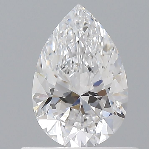 0.55 carat D-VVS2 Natūralus Pear Deimantas (1)
