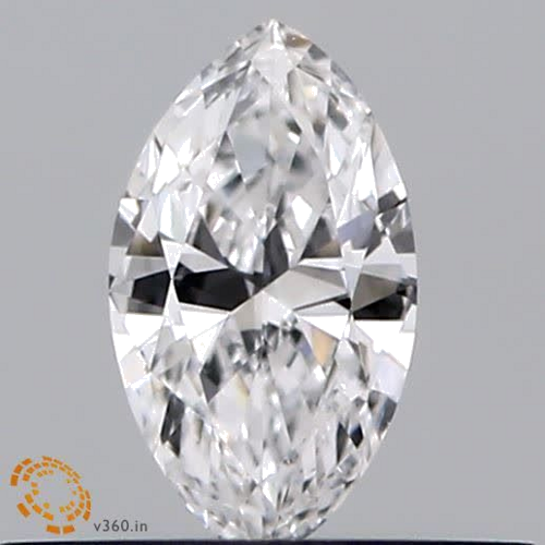 0.19 carat D-VVS2 Natūralus Marquise Deimantas (1)