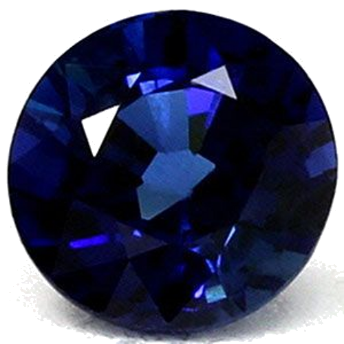 0.58 carat BLUE Round Safyras (1)