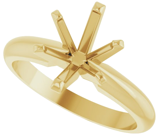 Sužadėtuvių Žiedas „Solitaire“ 14k yellow gold Oval 9mm x 7mm (5)