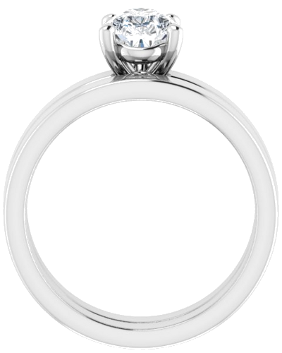 Sužadėtuvių Žiedas „Solitaire“ 925 Sidabro Pear 9mm x 6mm (7)