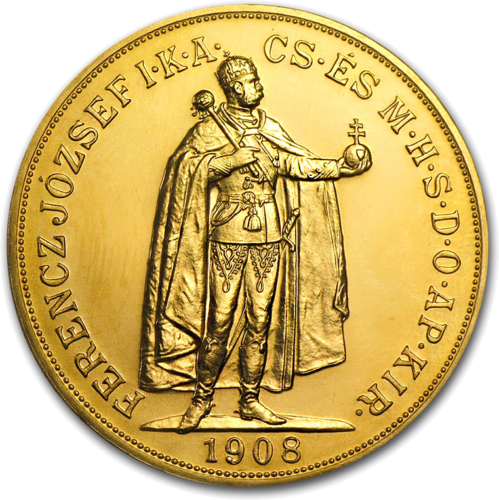100 korona Hungary Joseph I (1907-1908) gold coin (1)