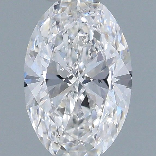 0.3 carat D-SI2 Natūralus Oval Deimantas (1)