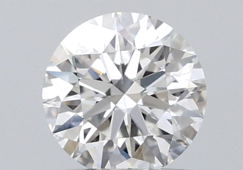 0.54 carat F-VVS2 Excellent cut Natūralus Round Deimantas (1)