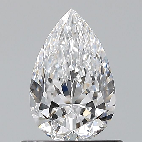 0.7 carat D-VS1 Natūralus Pear Deimantas (1)