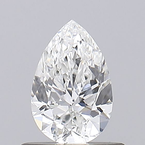 0.5 carat F-VVS2 Natūralus Pear Deimantas (1)