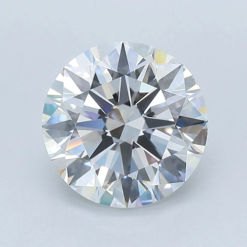 3.01 carat E-SI1 Excellent cut Natūralus Round Deimantas (1)