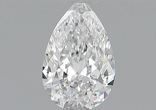 0.51 carat D-VVS1 Natūralus Pear Deimantas (1)