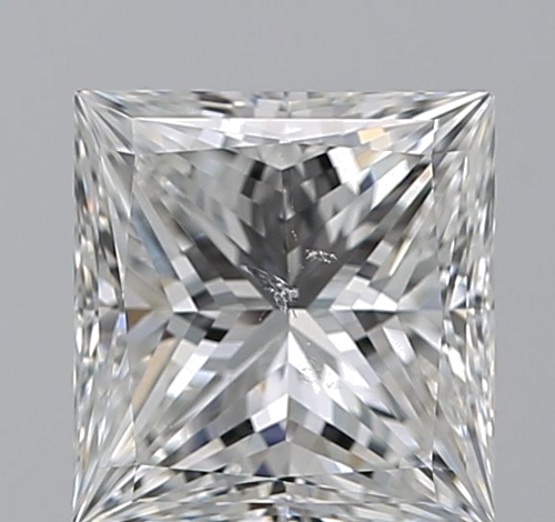 1.7 carat F-SI2 Natūralus Princess Deimantas (1)