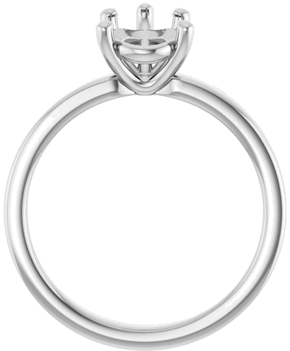 Sužadėtuvių Žiedas „Solitaire“ 14k white gold Pear 10mm x 7mm (2)