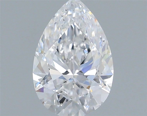 0.53 carat D-VS2 Natūralus Pear Deimantas (1)