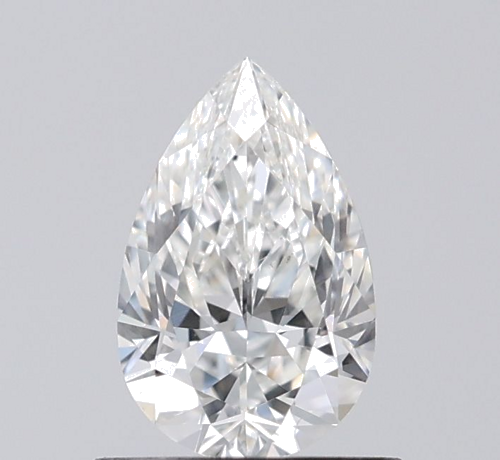 0.55 carat G-VS2 Natūralus Pear Deimantas (1)