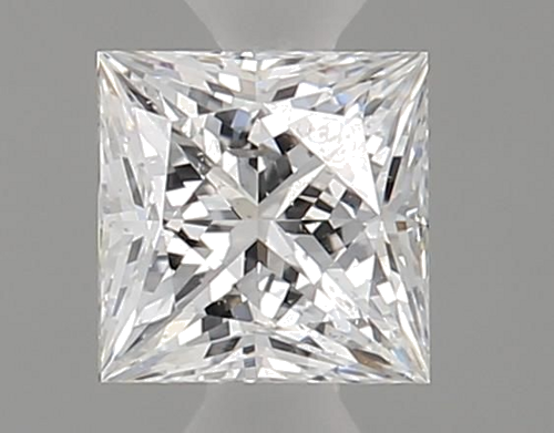 0.37 carat F-SI2 Natūralus Princess Deimantas (1)