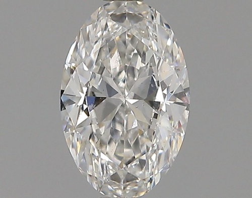 0.55 carat F-SI2 Natūralus Oval Deimantas (1)