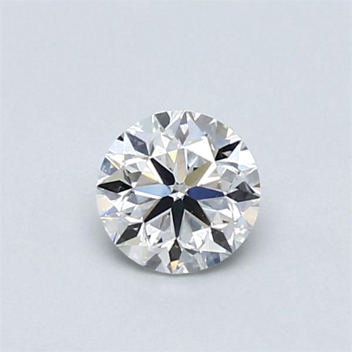 0.5 carat F-VVS1 Very Good cut Natūralus Round Deimantas (1)