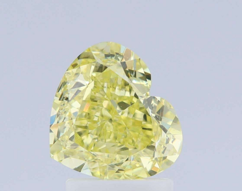 2.01 carat Fancy Intense  Yellow-VS2 Natūralus Heart Deimantas (1)