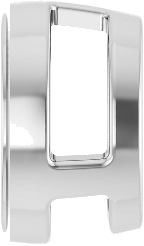 Platinum 7.5 mm Round Slide Pendant Mounting (3)