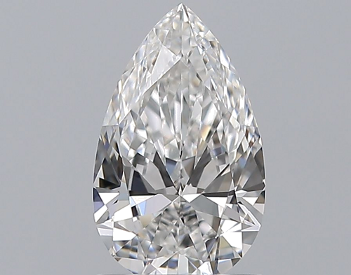 0.9 carat E-VS1 Natūralus Pear Deimantas (1)
