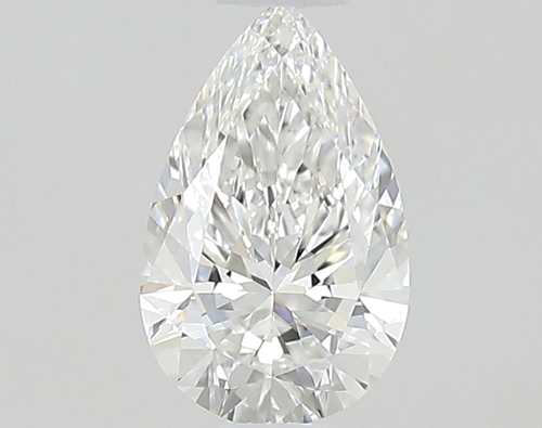 0.52 carat F-VVS2 Natūralus Pear Deimantas (1)