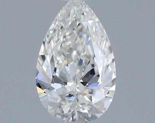 0.32 carat G-VVS1 Natūralus Pear Deimantas (1)