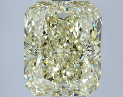 4.05 carat Fancy Light Yellow-VVS2 Natūralus Radiant Deimantas (1)