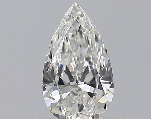0.5 carat G-VS1 Natūralus Pear Deimantas (1)