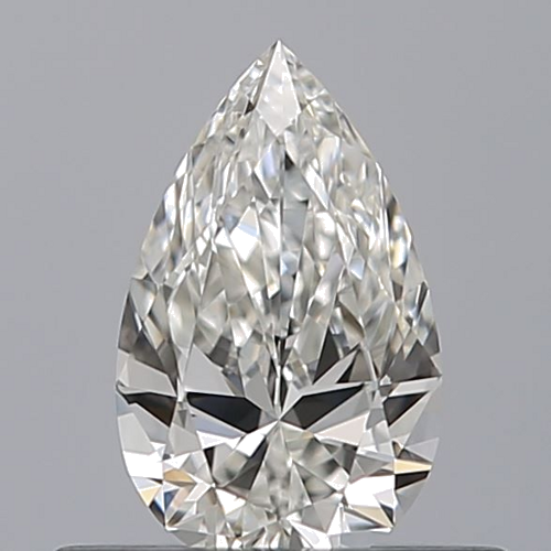 0.35 carat F-VVS1 Natūralus Pear Deimantas (1)
