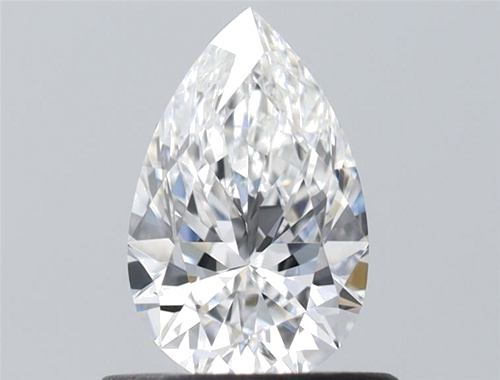0.6 carat E-IF Natūralus Pear Deimantas (1)