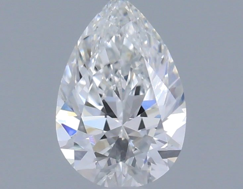 0.3 carat F-VVS1 Natūralus Pear Deimantas (1)