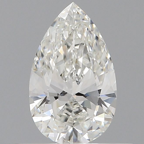 0.5 carat H-SI1 Natūralus Pear Deimantas (1)