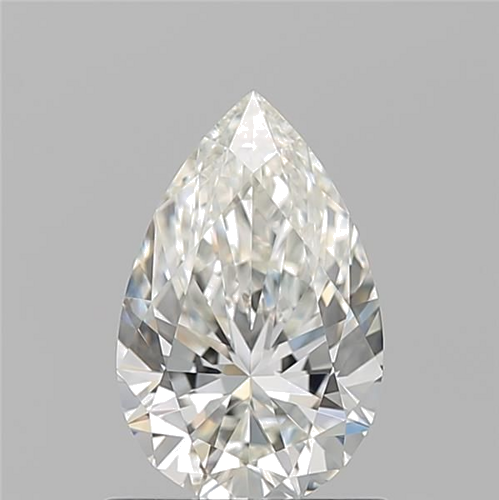 0.9 carat H-VVS1 Natūralus Pear Deimantas (1)