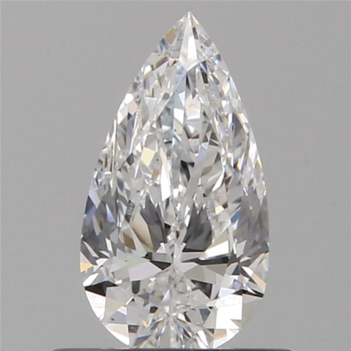 0.51 carat F-VS2 Natūralus Pear Deimantas (1)