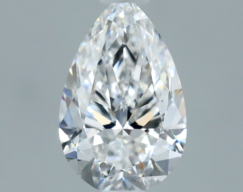 0.52 carat D-VVS1 Natūralus Pear Deimantas (1)