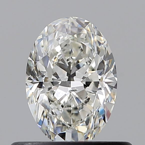 0.5 carat I-SI1 Natūralus Oval Deimantas (1)