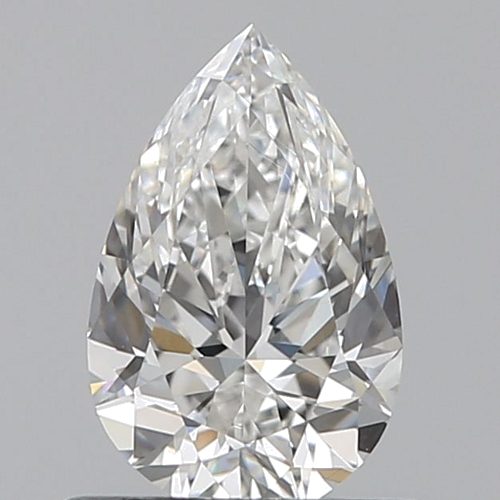 0.6 carat F-VS1 Natūralus Pear Deimantas (1)